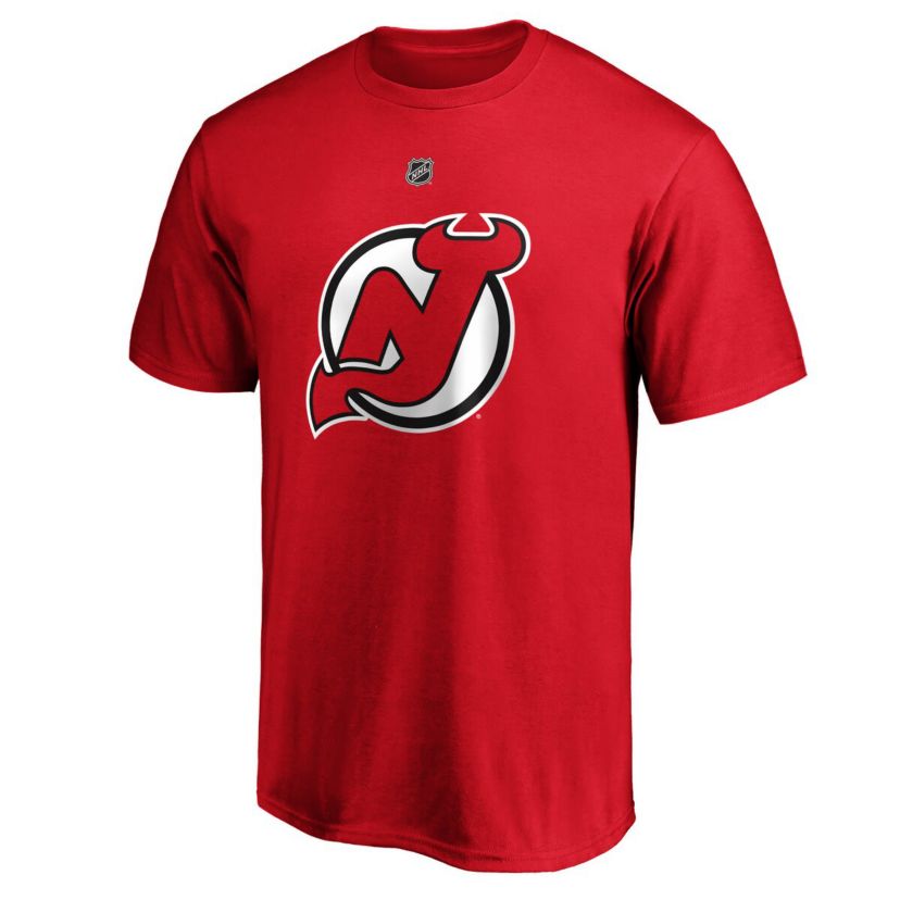 NHL Fanatics Jack Hughes New Jersey Devils Big & Tall Name & Number T-Shirt