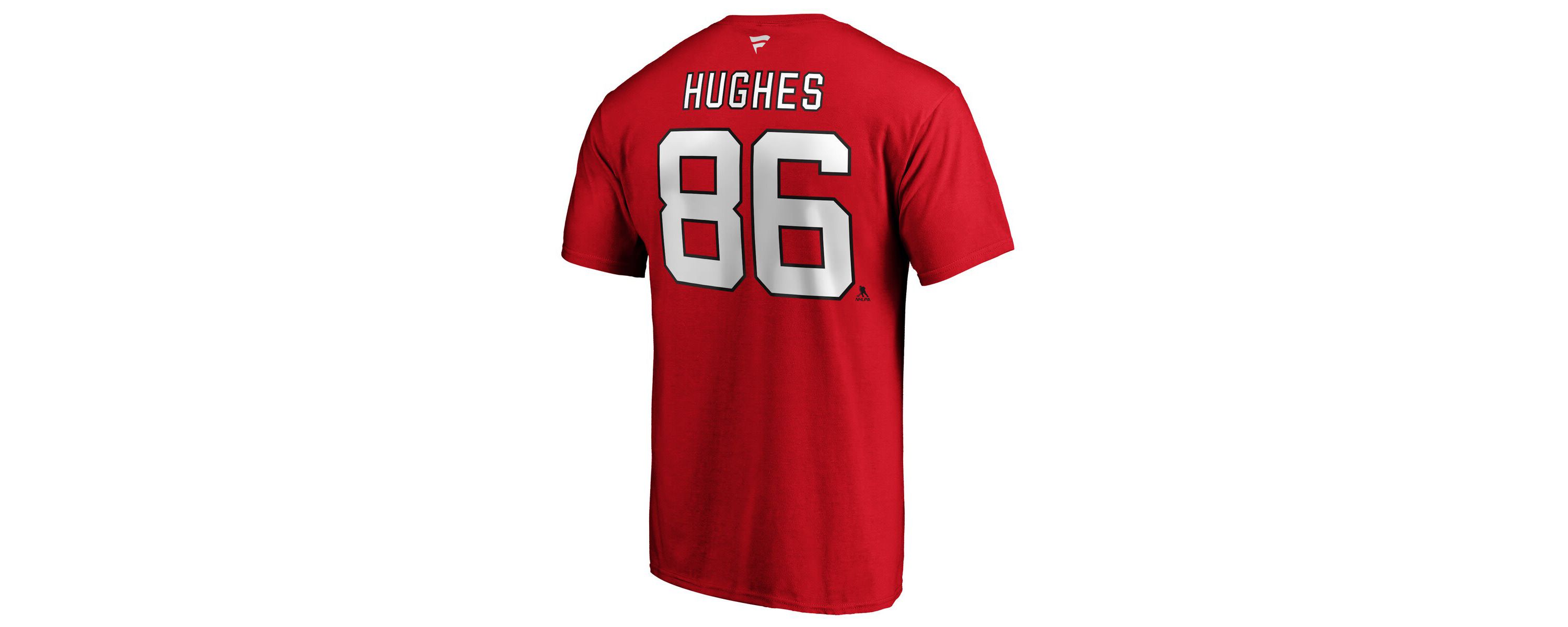NHL Fanatics Jack Hughes New Jersey Devils Big & Tall Name & Number T-Shirt