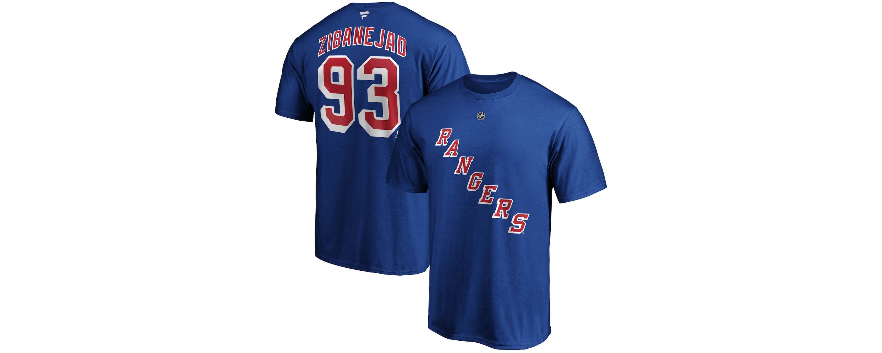 NHL Mika Zibanejad New York Rangers Big & Tall Name & Number T-Shirt