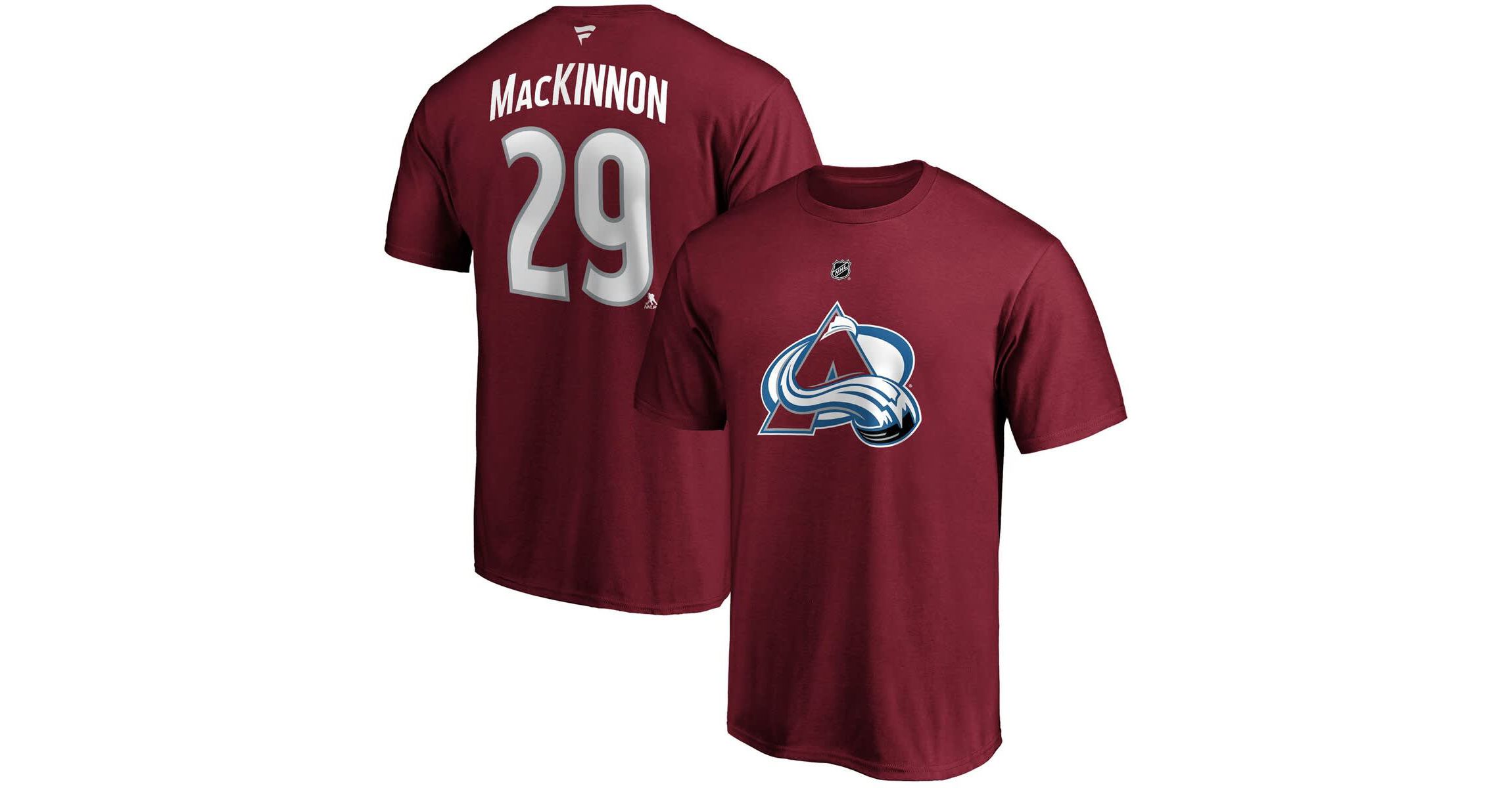 NHL Fanatics Nathan MacKinnon Colorado Avalanche Big & Tall Name & Number T-Shirt