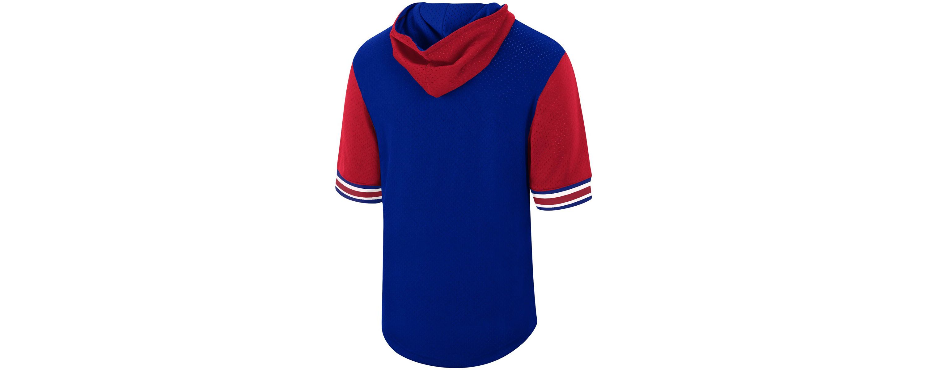 NBA Philadelphia 76ers Hardwood Classics Buzzer Beater Mesh Pullover Hoodie