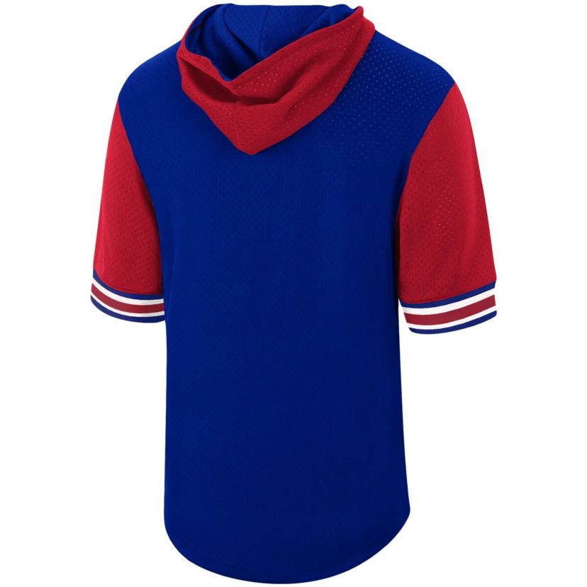 NBA Philadelphia 76ers Hardwood Classics Buzzer Beater Mesh Pullover Hoodie