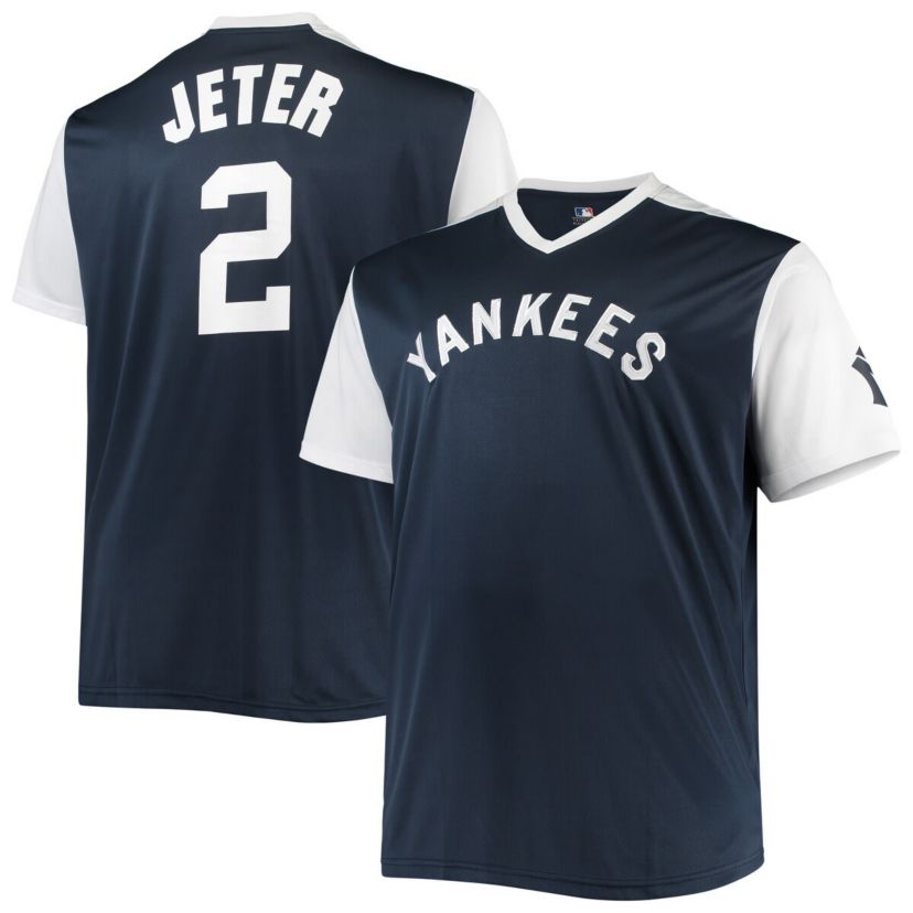 MLB Derek Jeter New York Yankees Cooperstown Collection Replica Player Jersey