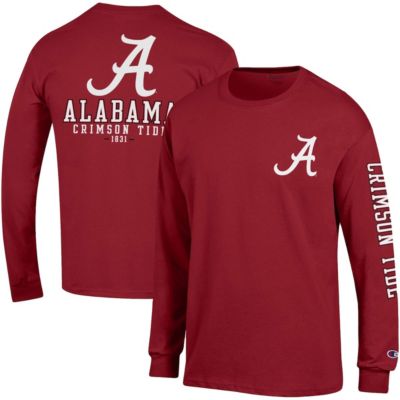 Alabama Crimson Tide NCAA Team Stack 3-Hit Long Sleeve T-Shirt