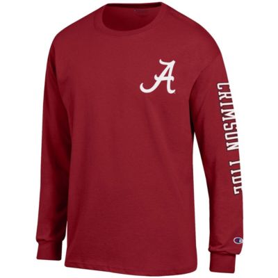 Alabama Crimson Tide NCAA Team Stack 3-Hit Long Sleeve T-Shirt