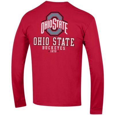 NCAA Ohio State Buckeyes Team Stack 3-Hit Long Sleeve T-Shirt