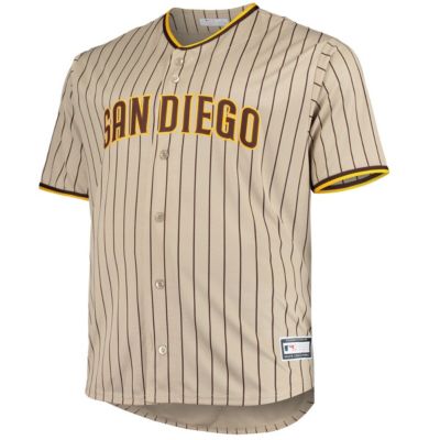 MLB Fernando Tatis Jr. Sand San Diego Padres Big & Tall Replica Player Jersey