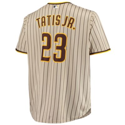 MLB Fernando Tatis Jr. Sand San Diego Padres Big & Tall Replica Player Jersey