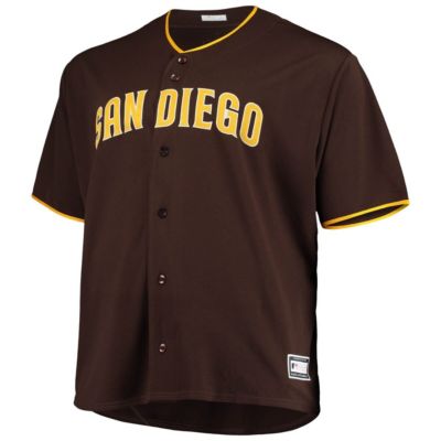 MLB Sand/Brown San Diego Padres Big & Tall Alternate Replica Team Jersey