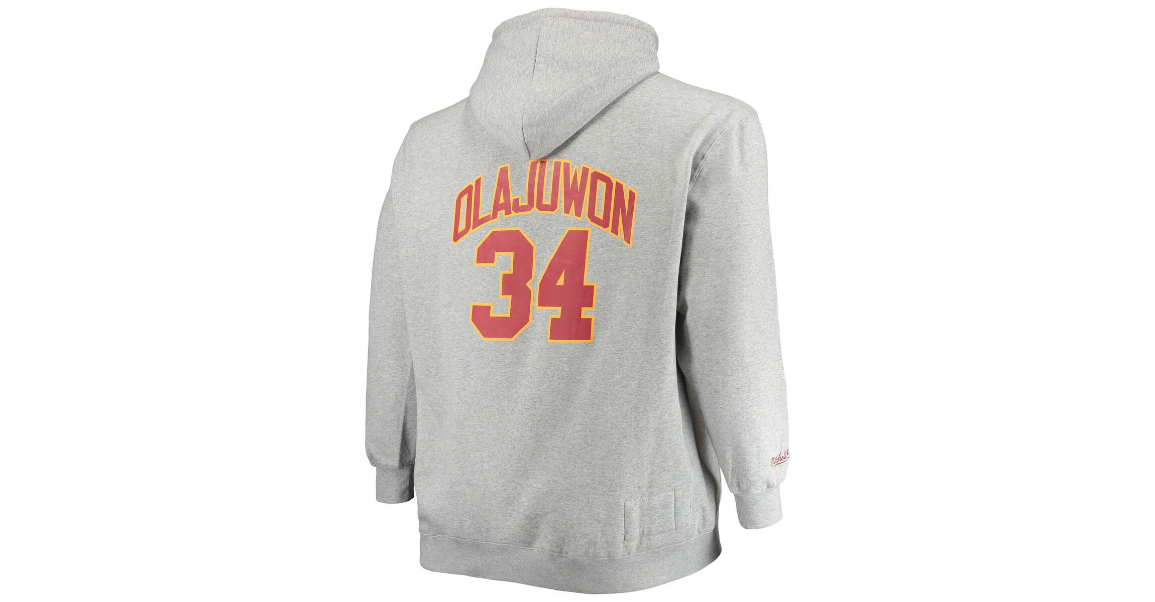NBA Hakeem Olajuwon ed Houston Rockets Big & Tall Name & Number Pullover Hoodie