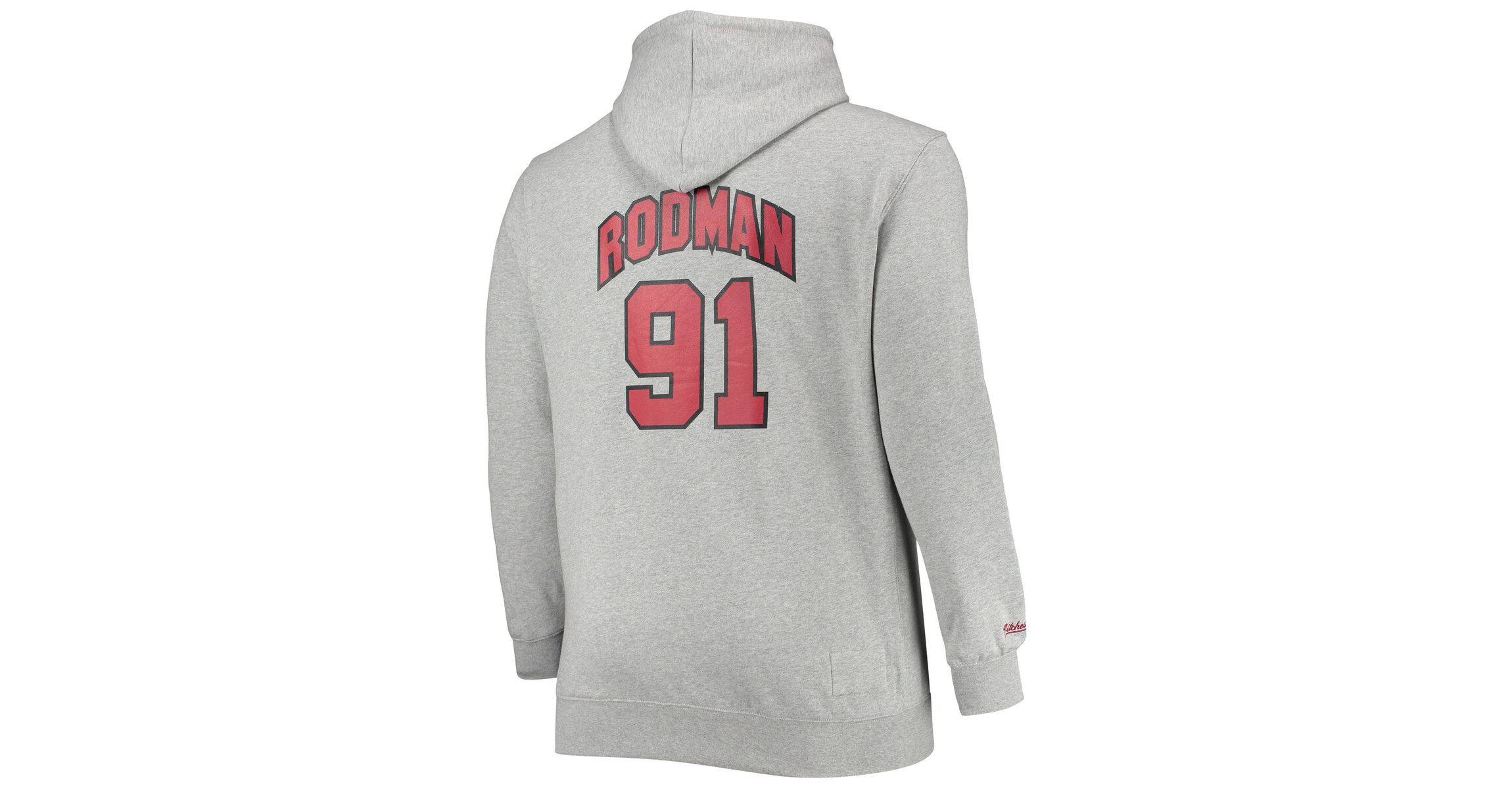 NBA Dennis Rodman ed Chicago Bulls Big & Tall Name & Number Pullover Hoodie