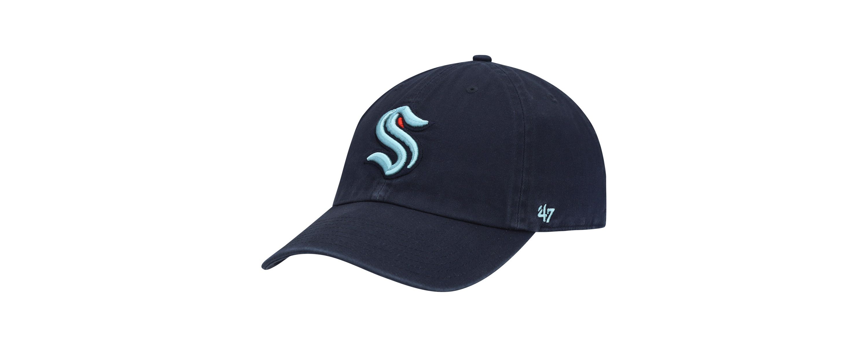 NHL Deep Sea Seattle Kraken Clean Up Adjustable Hat