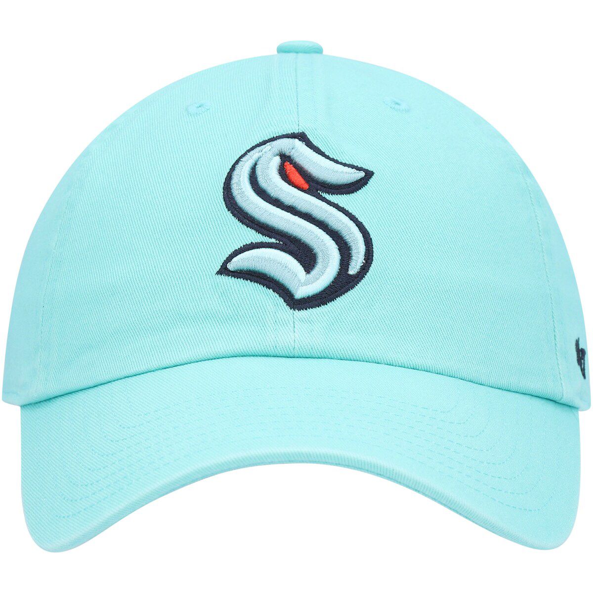 NHL Light Seattle Kraken Logo Clean Up Adjustable Hat
