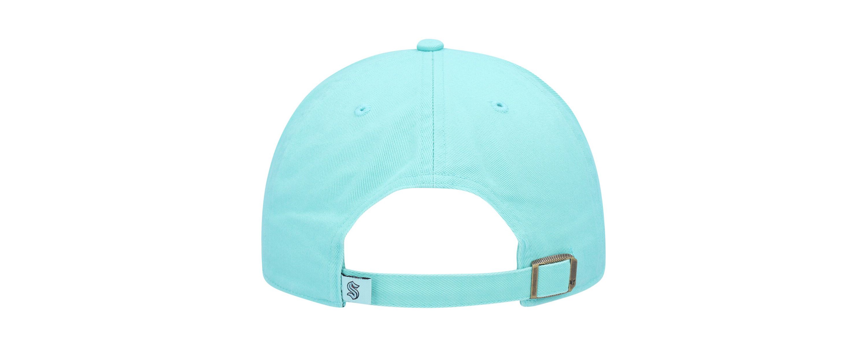 NHL Light Seattle Kraken Logo Clean Up Adjustable Hat
