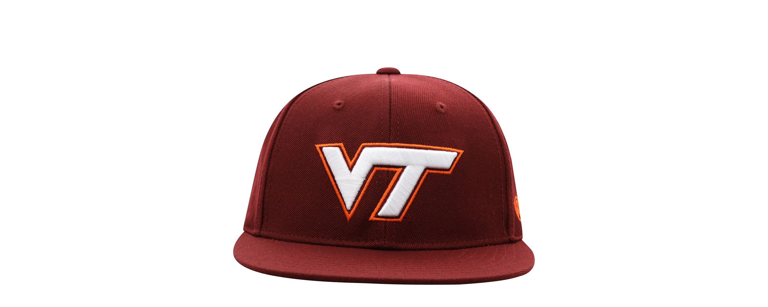 NCAA Virginia Tech Hokies Team Color Fitted Hat