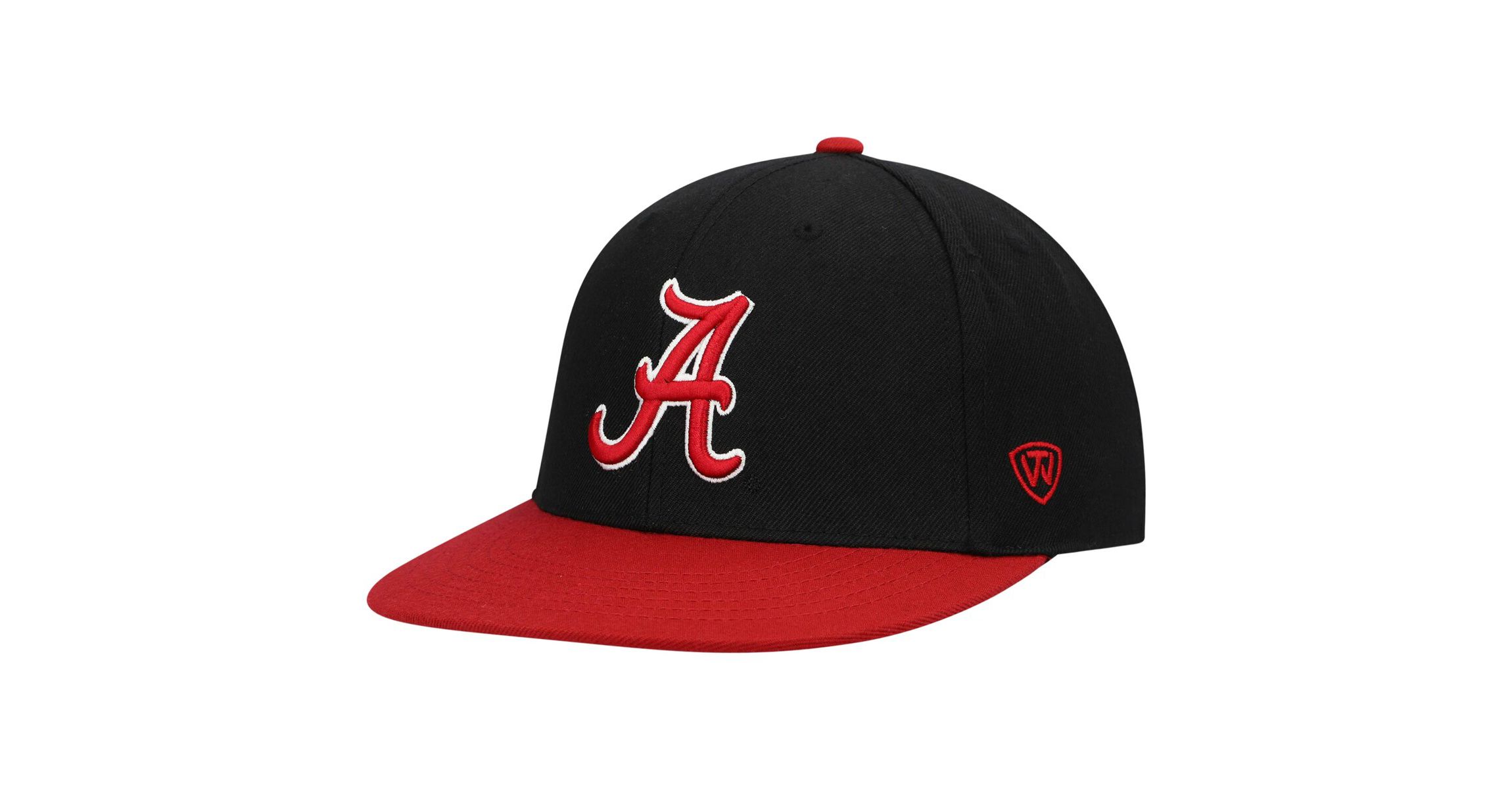 Alabama Crimson Tide NCAA Black/Crimson Alabama Tide Team Color Two-Tone Fitted Hat