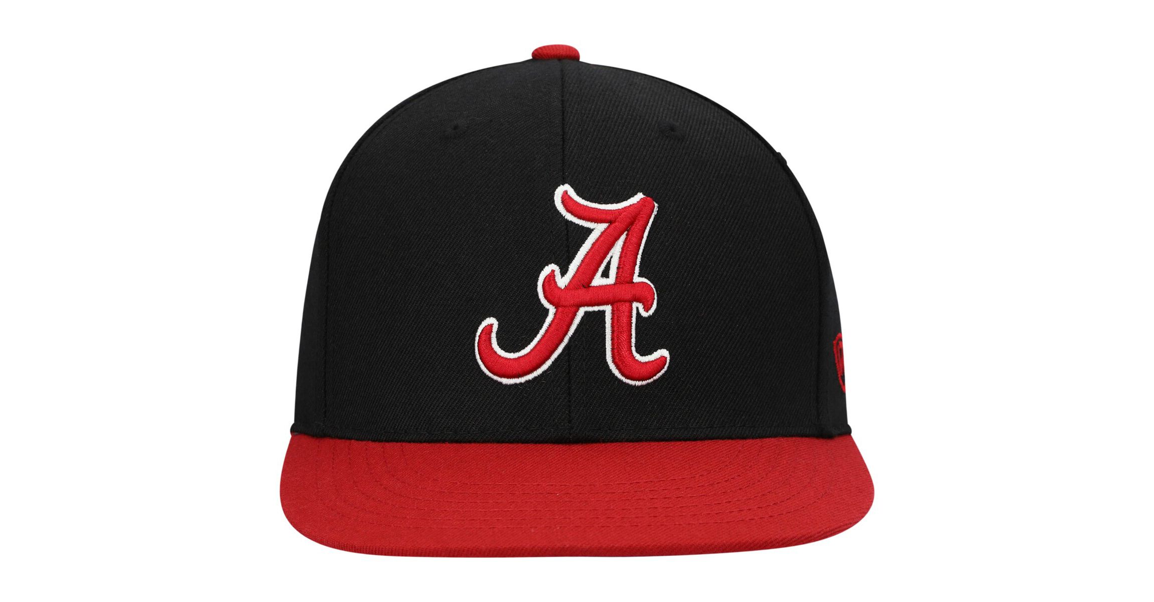 Alabama Crimson Tide NCAA Black/Crimson Alabama Tide Team Color Two-Tone Fitted Hat