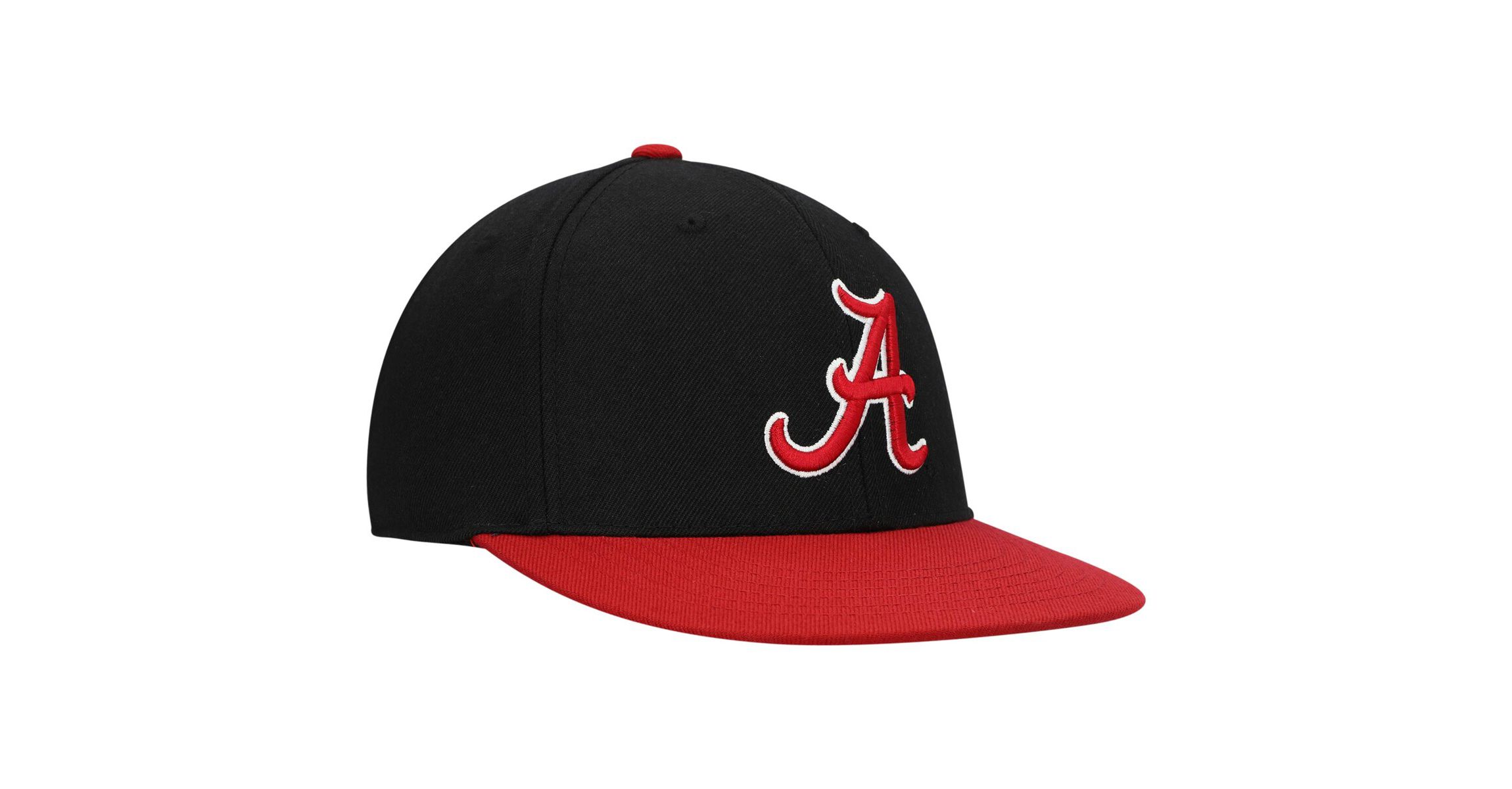 Alabama Crimson Tide NCAA Black/Crimson Alabama Tide Team Color Two-Tone Fitted Hat