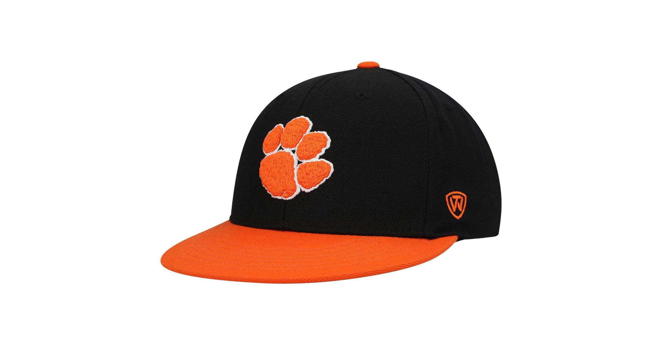 NCAA Black/Orange Clemson Tigers Team Color Two-Tone Fitted Hat