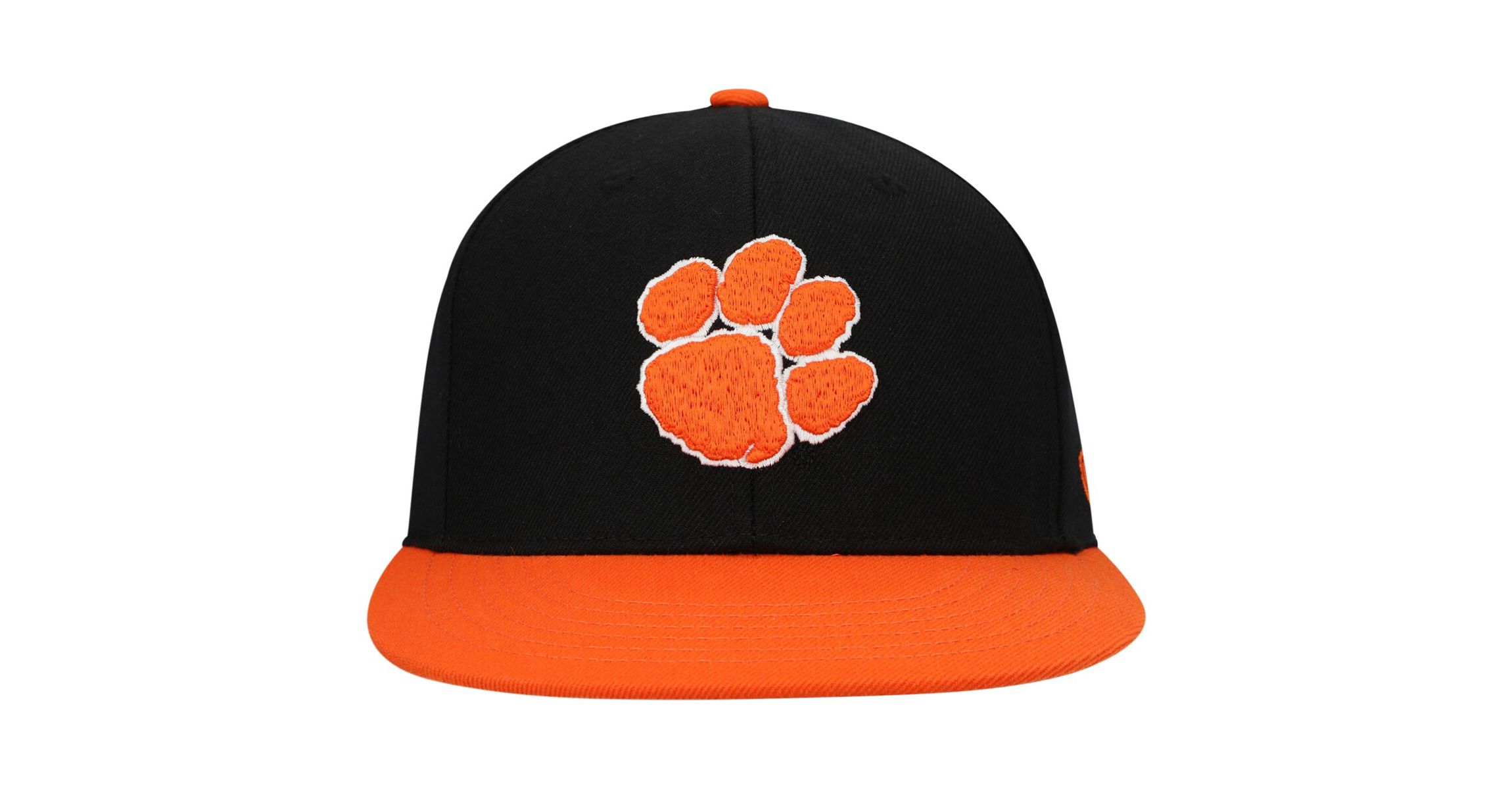 NCAA Black/Orange Clemson Tigers Team Color Two-Tone Fitted Hat