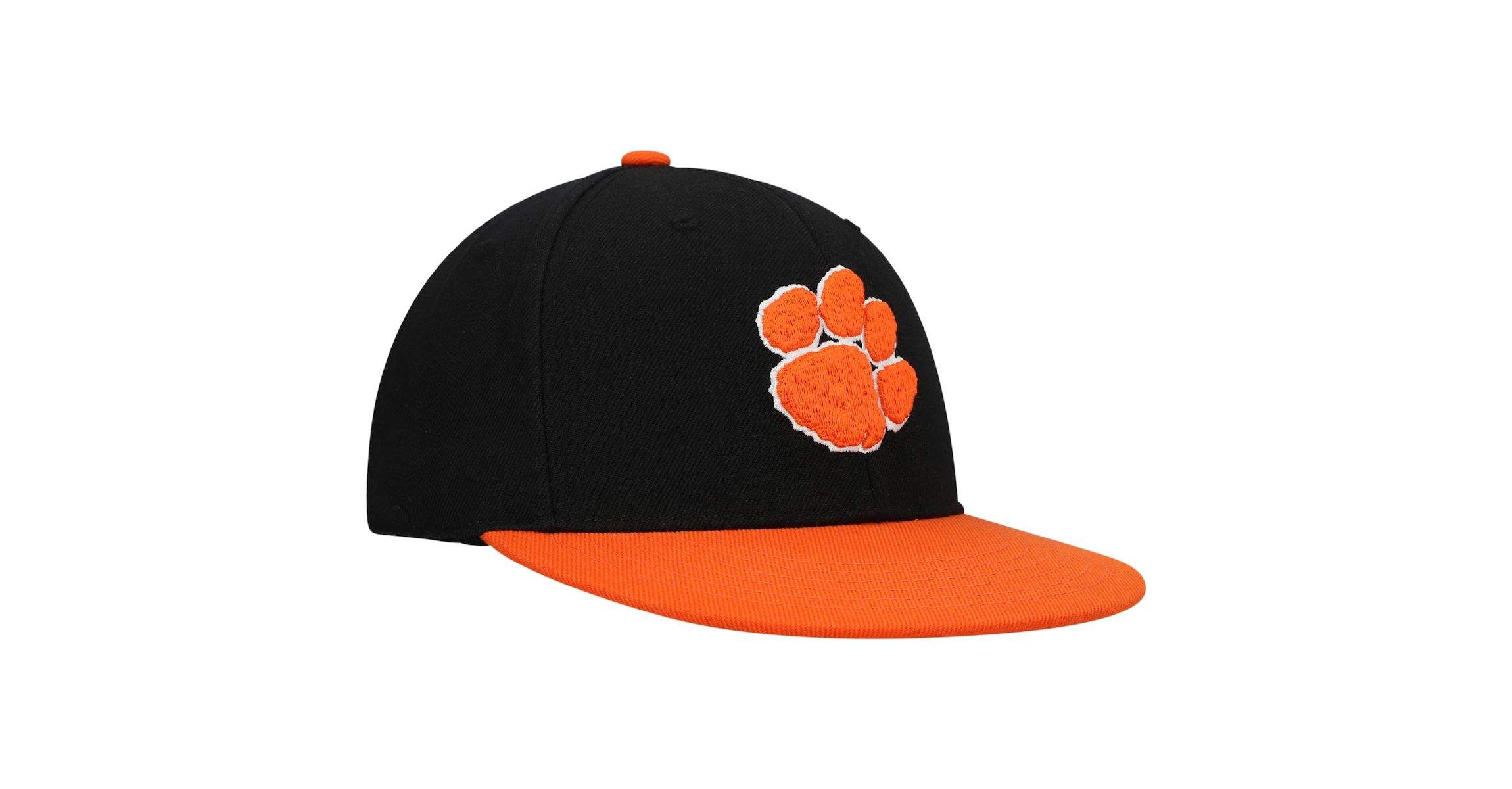 NCAA Black/Orange Clemson Tigers Team Color Two-Tone Fitted Hat
