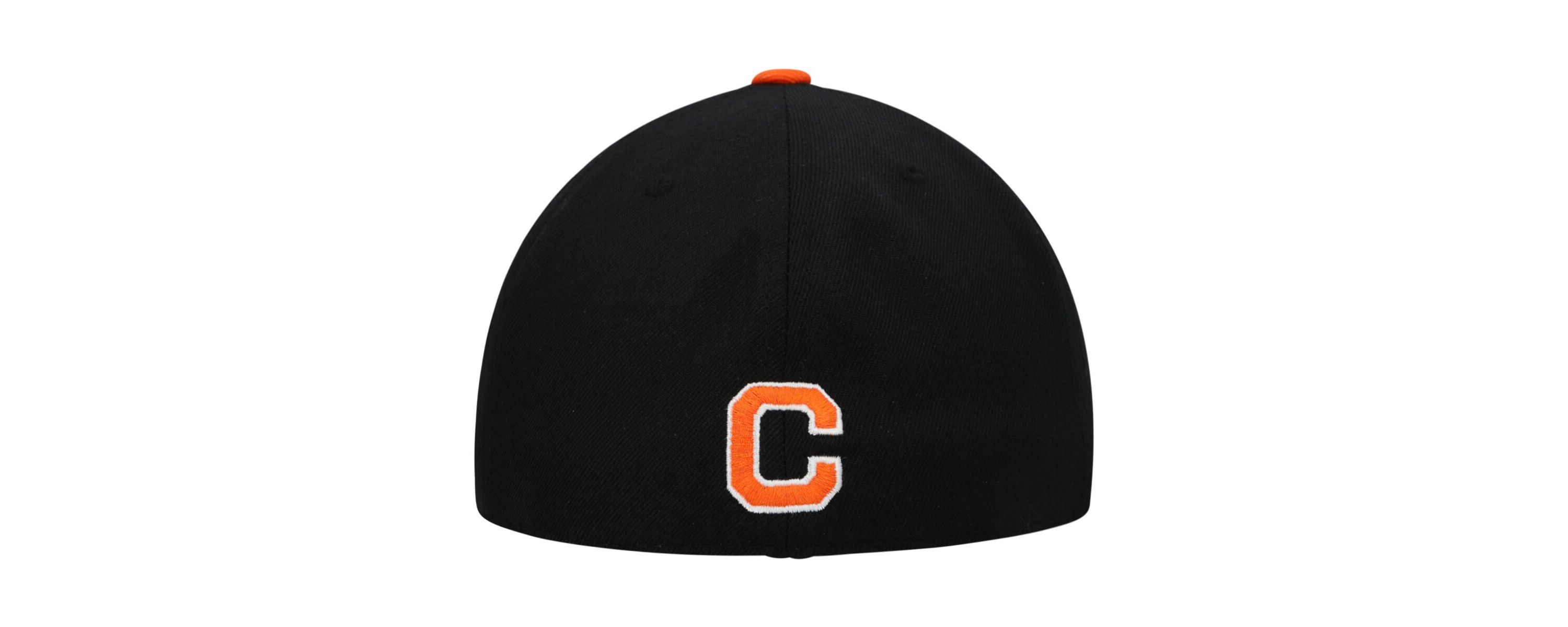NCAA Black/Orange Clemson Tigers Team Color Two-Tone Fitted Hat