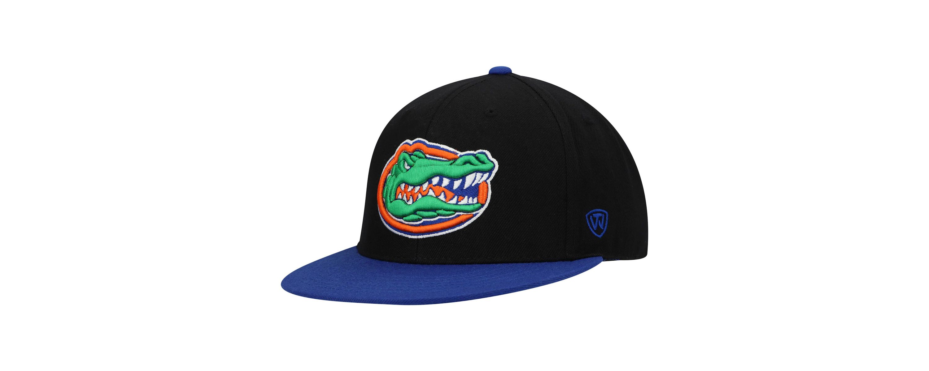 NCAA Black/Royal Florida Gators Team Color Two-Tone Fitted Hat