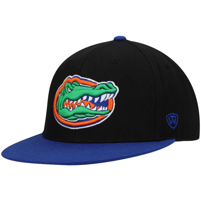 NCAA Black/Royal Florida Gators Team Color Two-Tone Fitted Hat