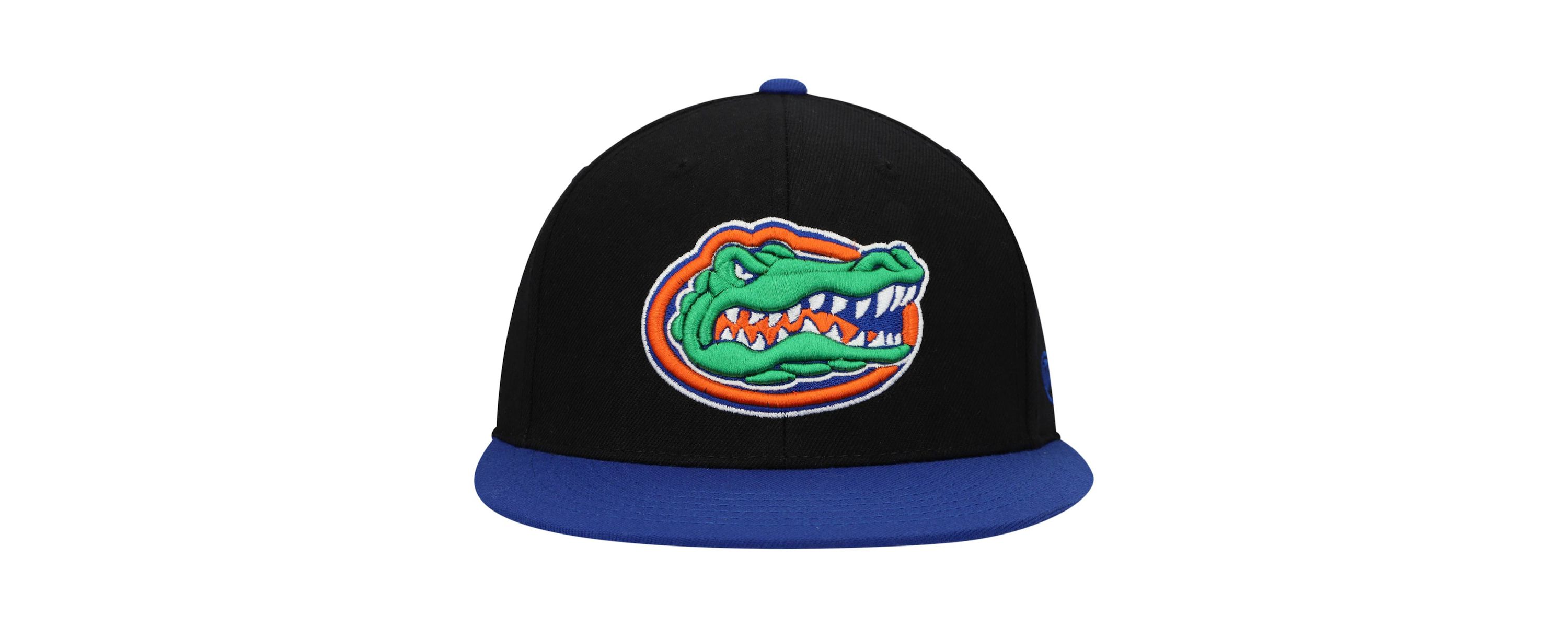 NCAA Black/Royal Florida Gators Team Color Two-Tone Fitted Hat
