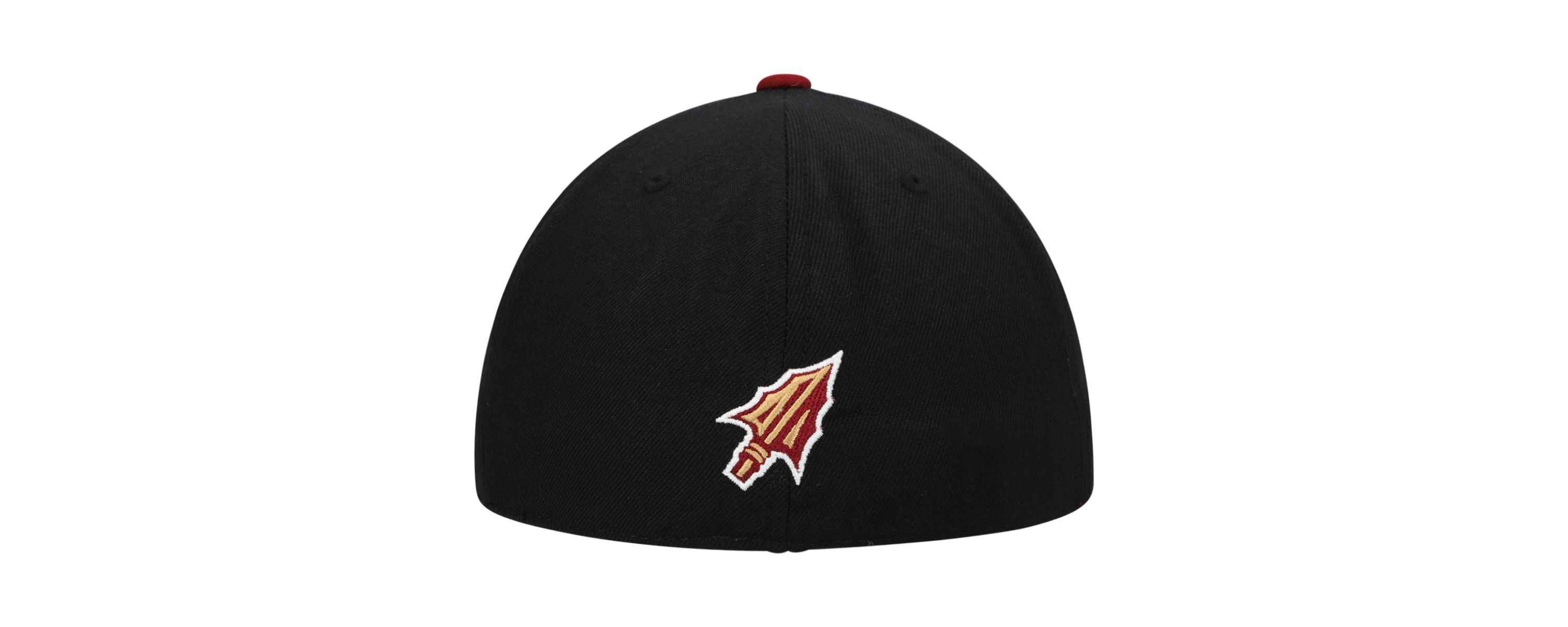NCAA Black/Garnet Florida State Seminoles Team Color Two-Tone Fitted Hat
