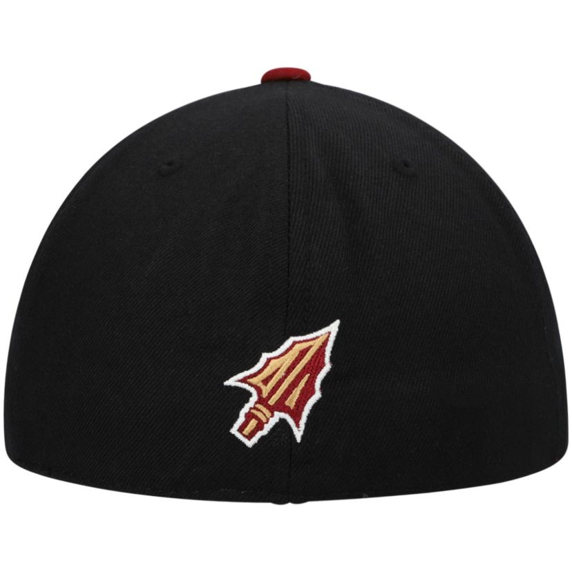 NCAA Black/Garnet Florida State Seminoles Team Color Two-Tone Fitted Hat