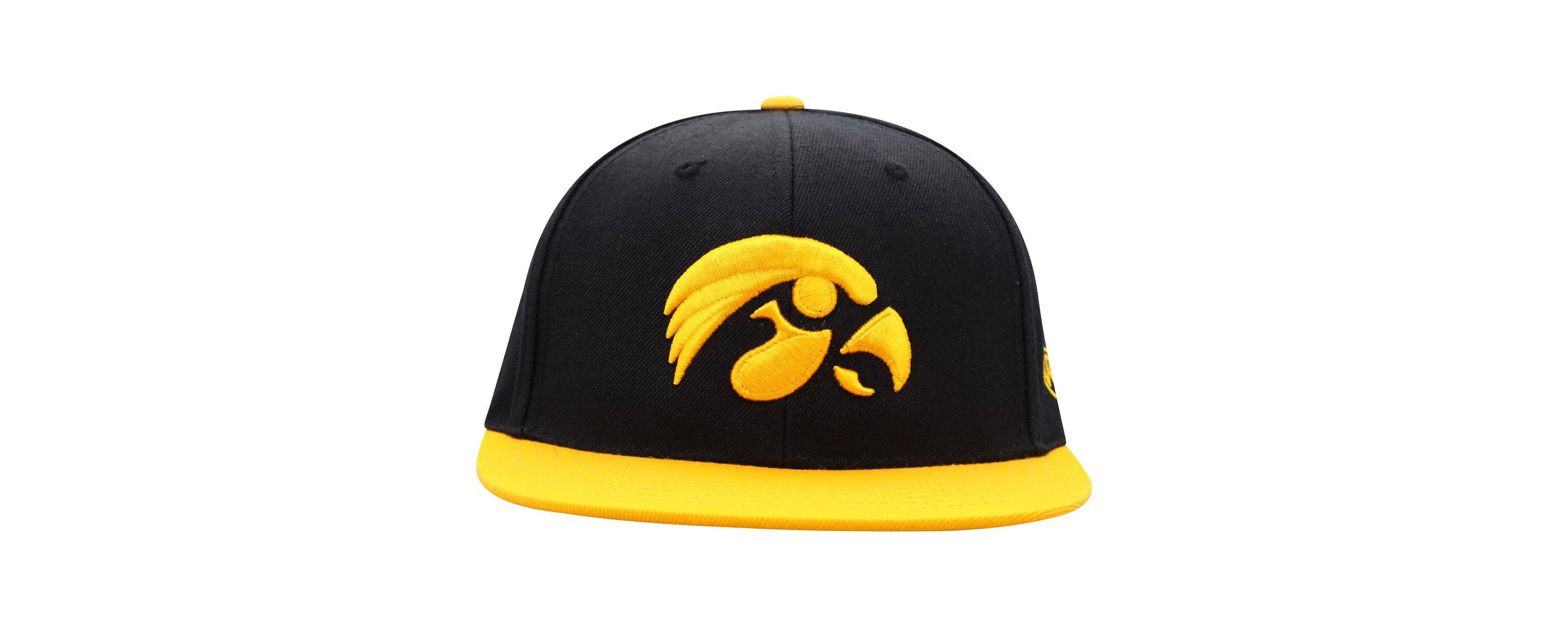 NCAA Black/Gold Iowa Hawkeyes Team Color Two-Tone Fitted Hat