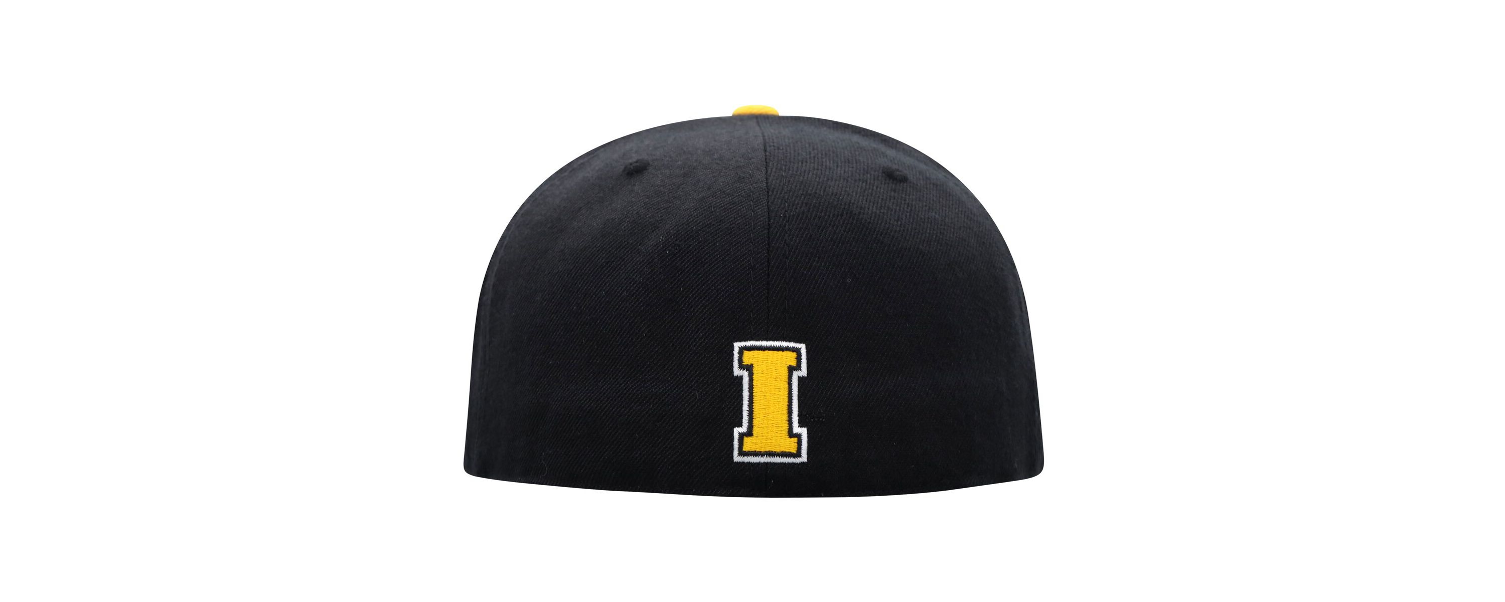 NCAA Black/Gold Iowa Hawkeyes Team Color Two-Tone Fitted Hat