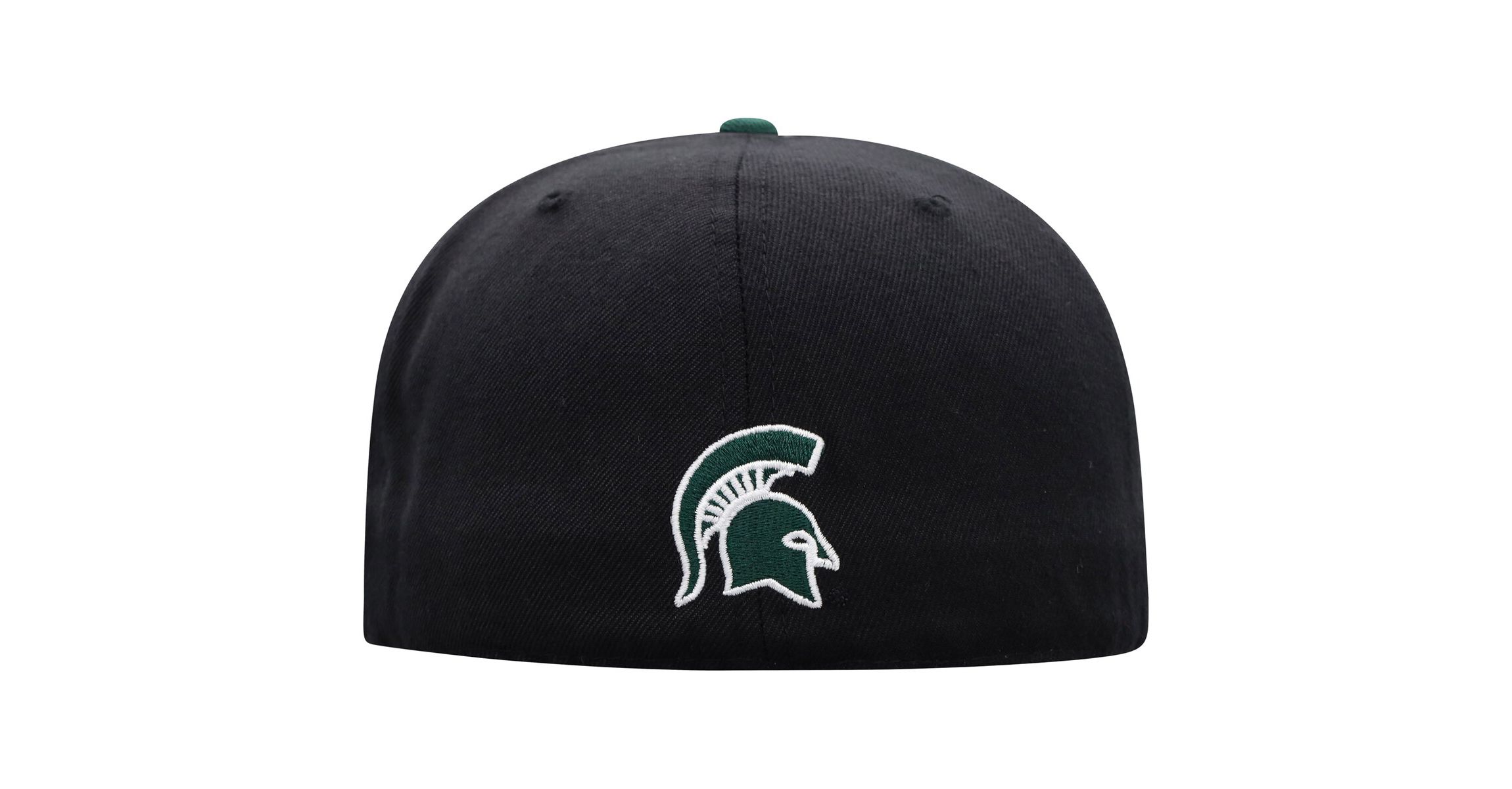 NCAA Black/Green Michigan State Spartans Team Color Two-Tone Fitted Hat