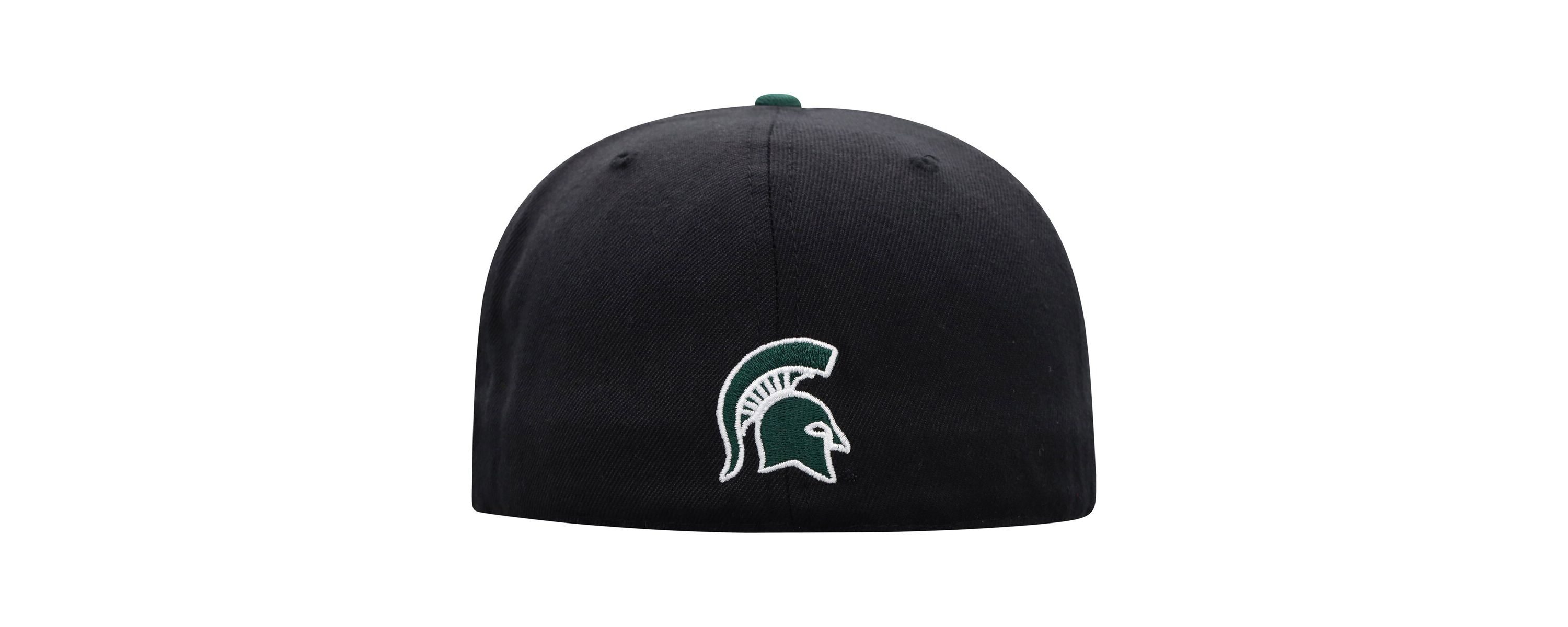 NCAA Black/Green Michigan State Spartans Team Color Two-Tone Fitted Hat