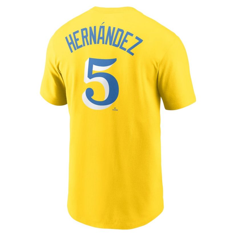 Boston Red Sox MLB Nike Enrique Hernandez Boston Sox City Connect Name & Number T-Shirt
