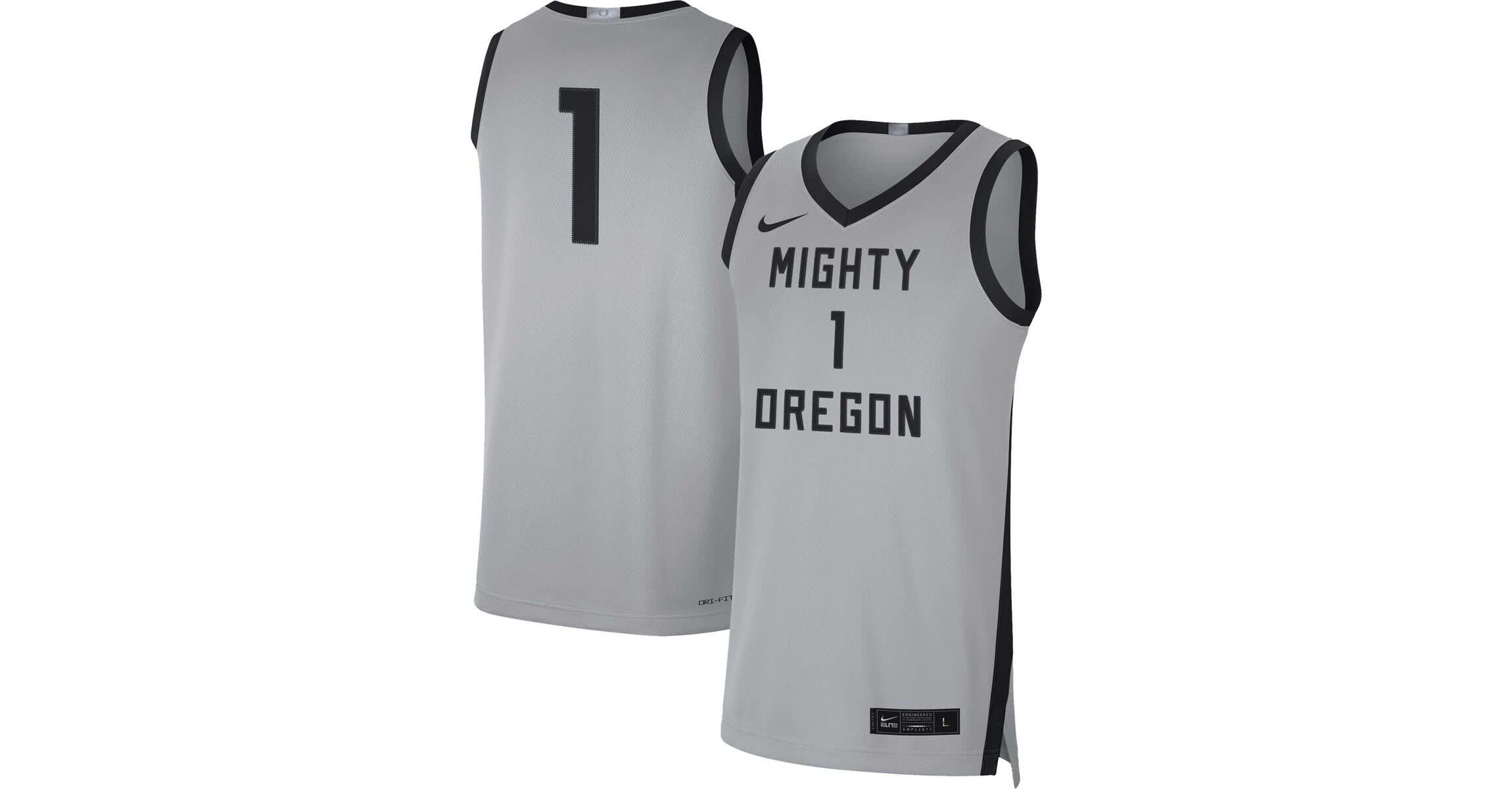NCAA Nike #1 Oregon Ducks Limited Basketball Jersey