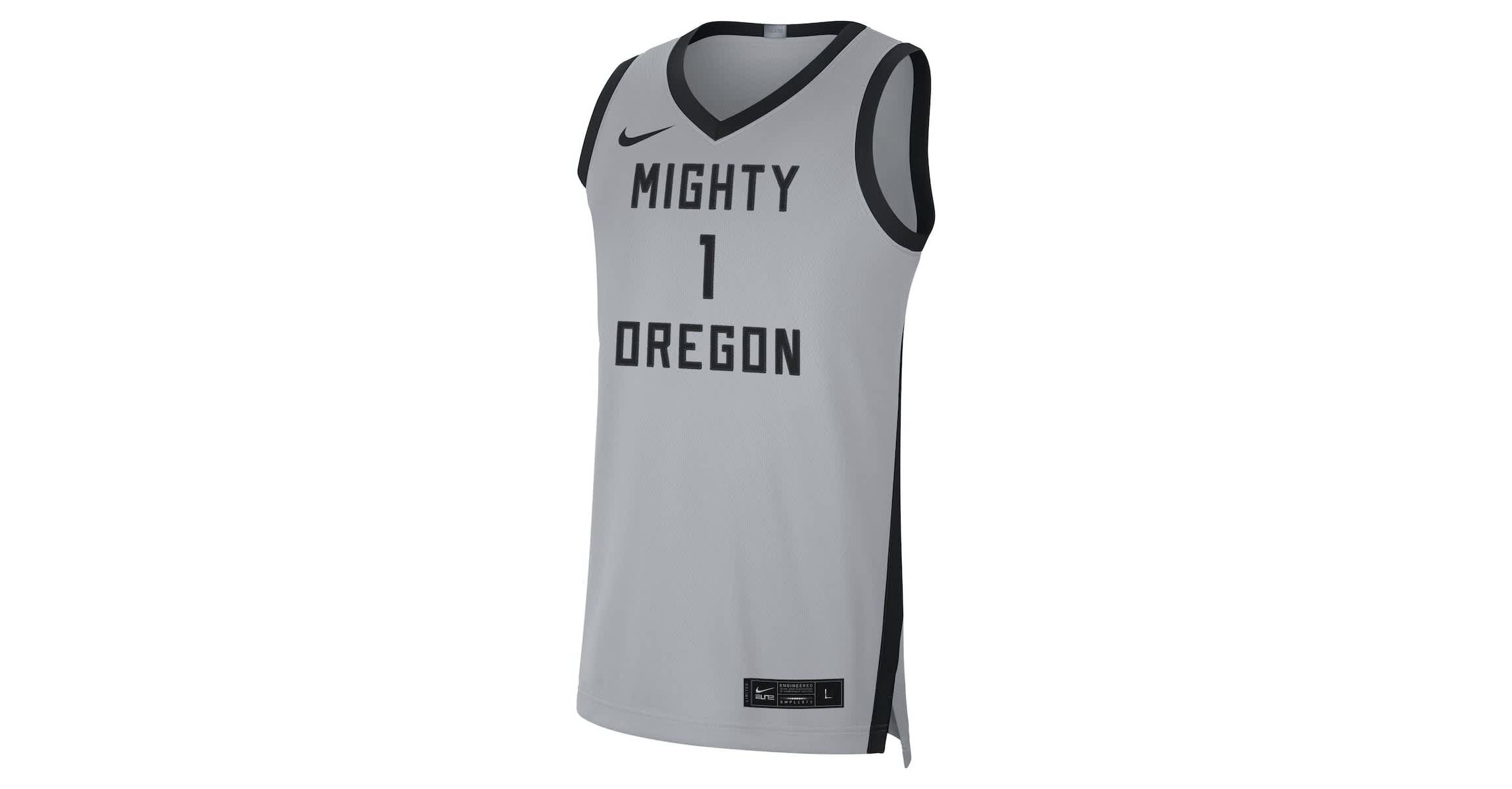 NCAA Nike #1 Oregon Ducks Limited Basketball Jersey
