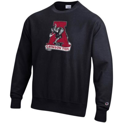 Alabama Crimson Tide NCAA Alabama Tide Vault Logo Reverse Weave Pullover Sweatshirt