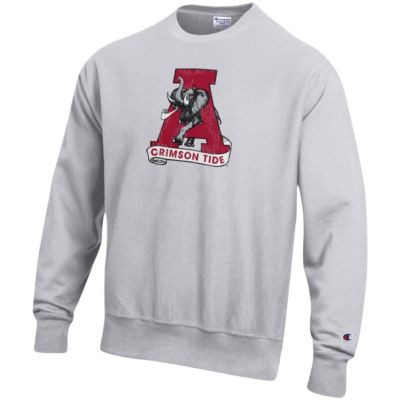Alabama Crimson Tide NCAA ed Vault Logo Reverse Weave Pullover Sweatshirt