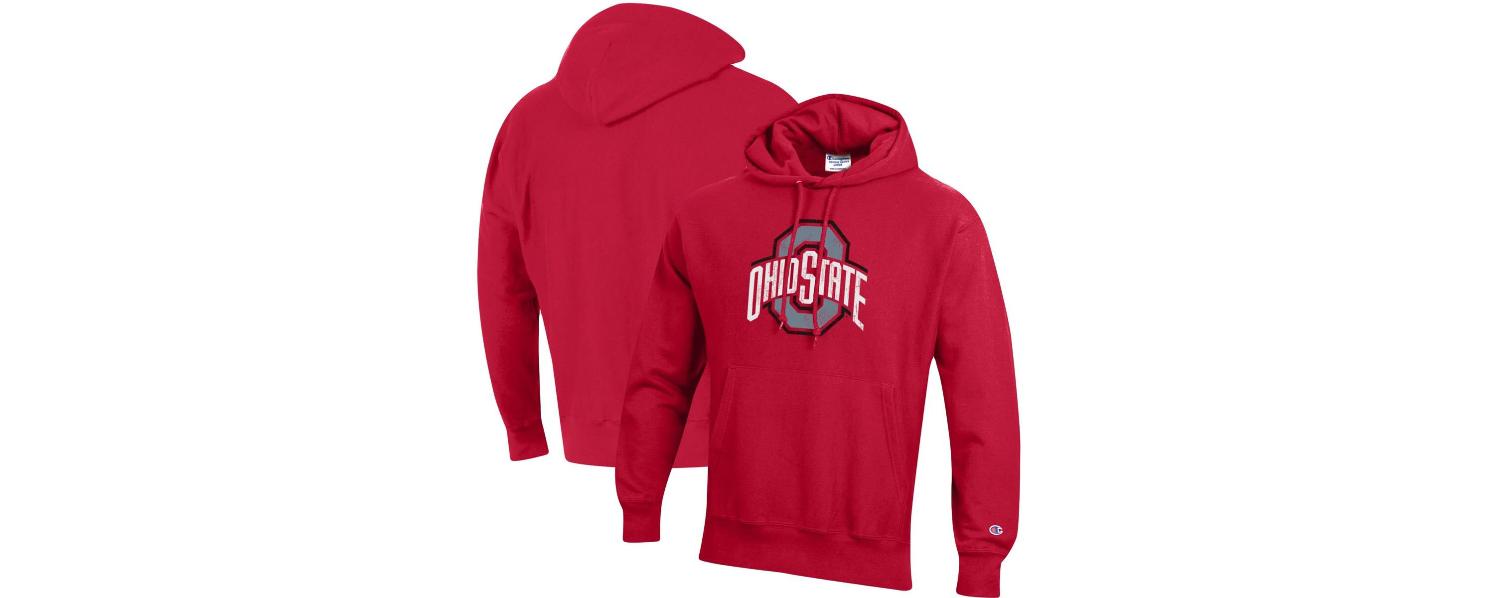 NCAA Ohio State Buckeyes Vault Logo Reverse Weave Pullover Hoodie
