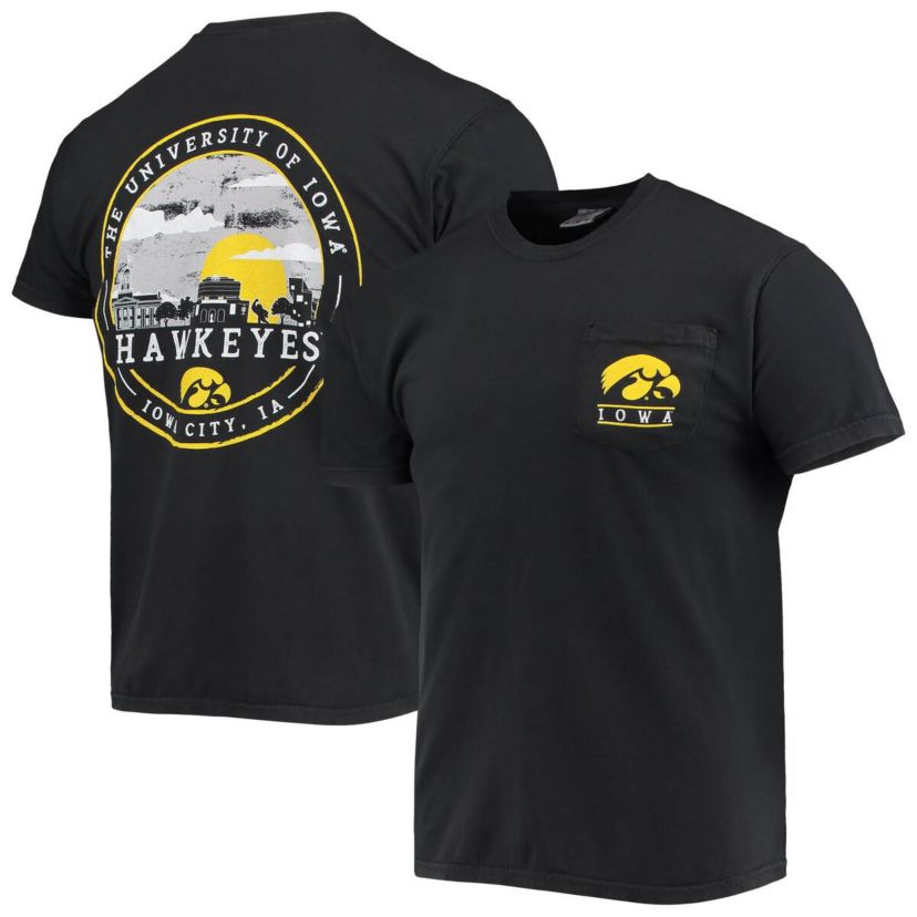 NCAA Iowa Hawkeyes Circle Campus Scene T-Shirt