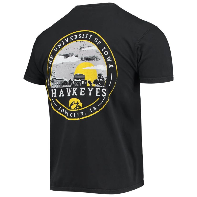 NCAA Iowa Hawkeyes Circle Campus Scene T-Shirt
