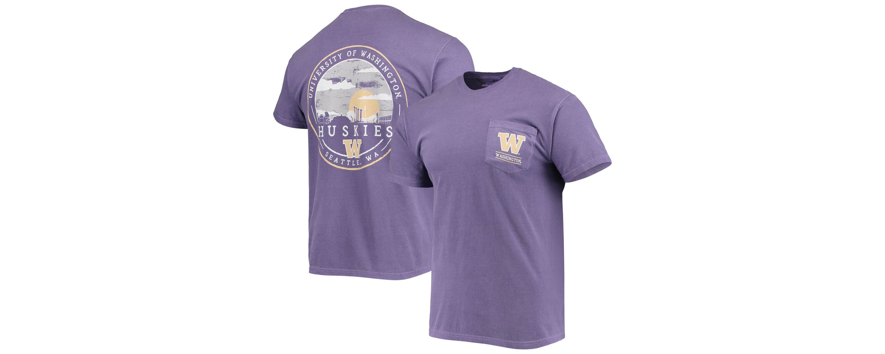 NCAA Washington Huskies Circle Campus Scene T-Shirt