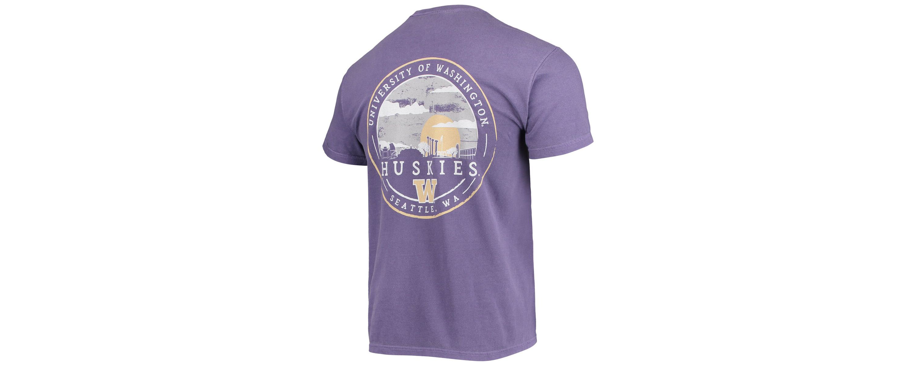 NCAA Washington Huskies Circle Campus Scene T-Shirt