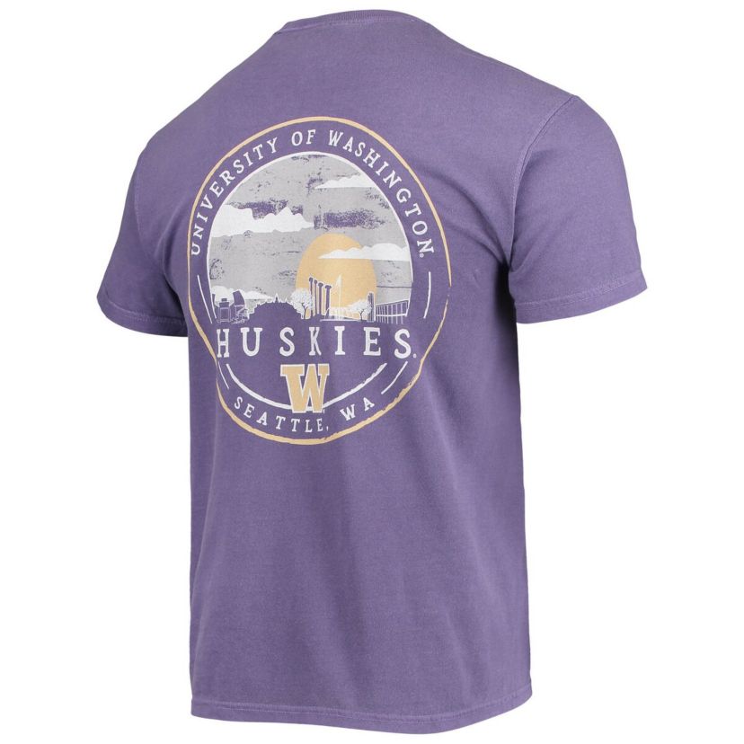 NCAA Washington Huskies Circle Campus Scene T-Shirt