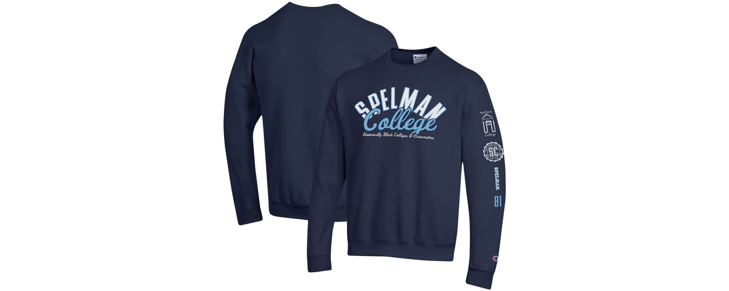Spelman College Jaguars NCAA Spelman NCAA Jaguars 2-Hit Powerblend Pullover Sweatshirt