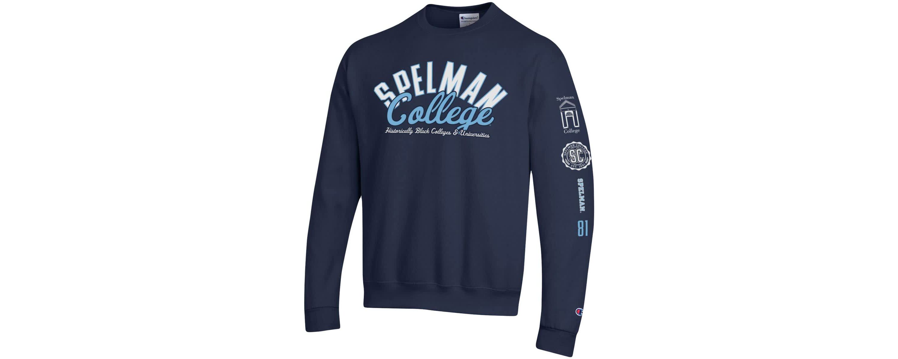 Spelman College Jaguars NCAA Spelman NCAA Jaguars 2-Hit Powerblend Pullover Sweatshirt