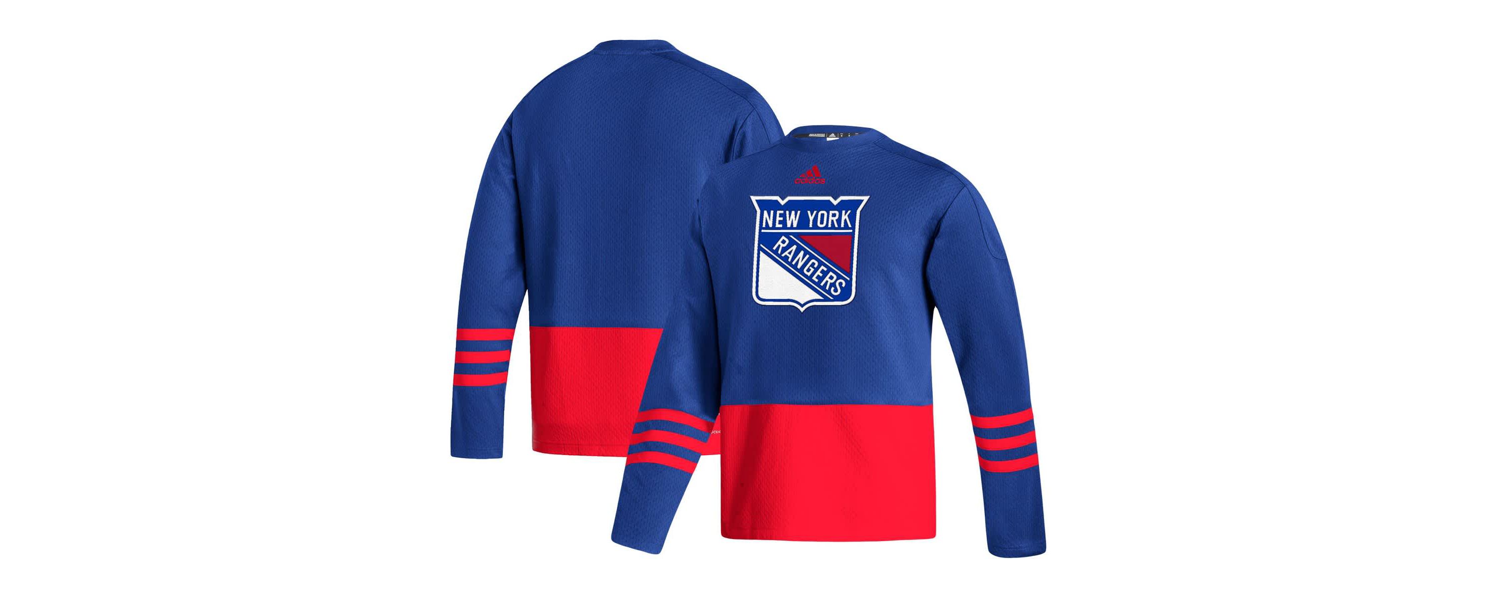NHL New York Rangers Logo AEROREADY Pullover Sweater