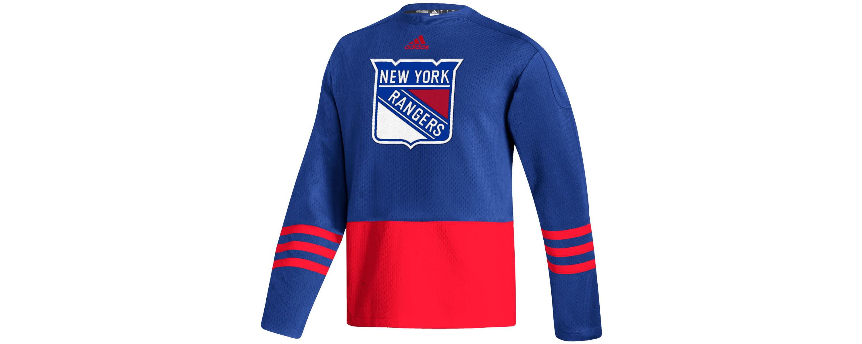NHL New York Rangers Logo AEROREADY Pullover Sweater